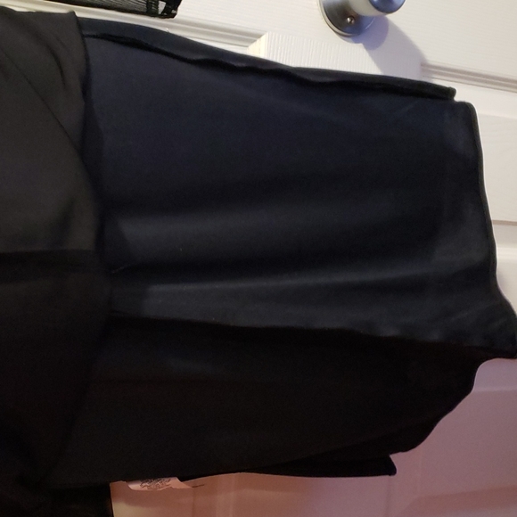 Betsy & Adam Black Embellished shear Dress - Picture 7 of 9